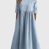 Aline | Abito Midi A-Line Confortevole