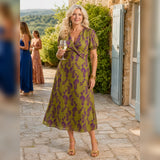 Botanica | Abito Midi Floreale Scollo a V