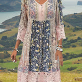 Celeste | Abito Midi Floreale Boho