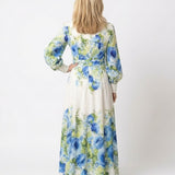 Isadora | Abito Maxi Floreale Manica Lunga
