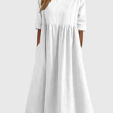 Isolde | Abito Midi Manica Corta Elegante