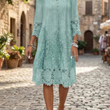 Lartine | Abito Midi Pizzo Elegante