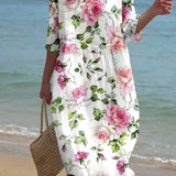 Loren | Abito Midi Stampa Floreale