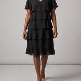 Mirtle | Abito Lungo Balze Chiffon