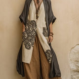 Nomade | Completo Tre Pezzi Cotone Lino Tribal