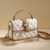 Quilted | Borsa a Mano Trapuntata Dorata