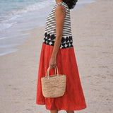 Rigata | Abito Midi Righe Elegante