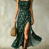 Rosalia | Abito Maxi Floreale Smerlato