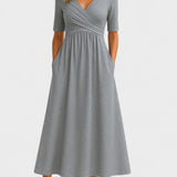 Silene | Abito Midi A-Line Elegante