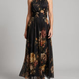 Thorne | Abito Midi Halter Floreale Autunnale