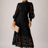 Violette | Abito Midi Pizzo Elegante
